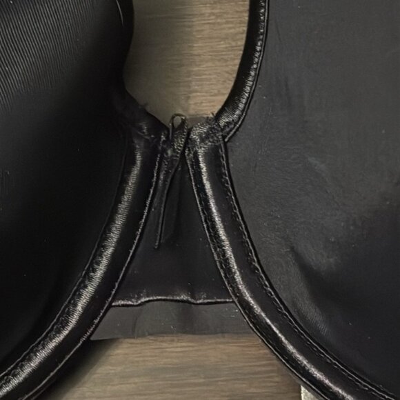 Van Elle black Bra size 36DD LINGERIE wired brano padding - Picture 3 of 7